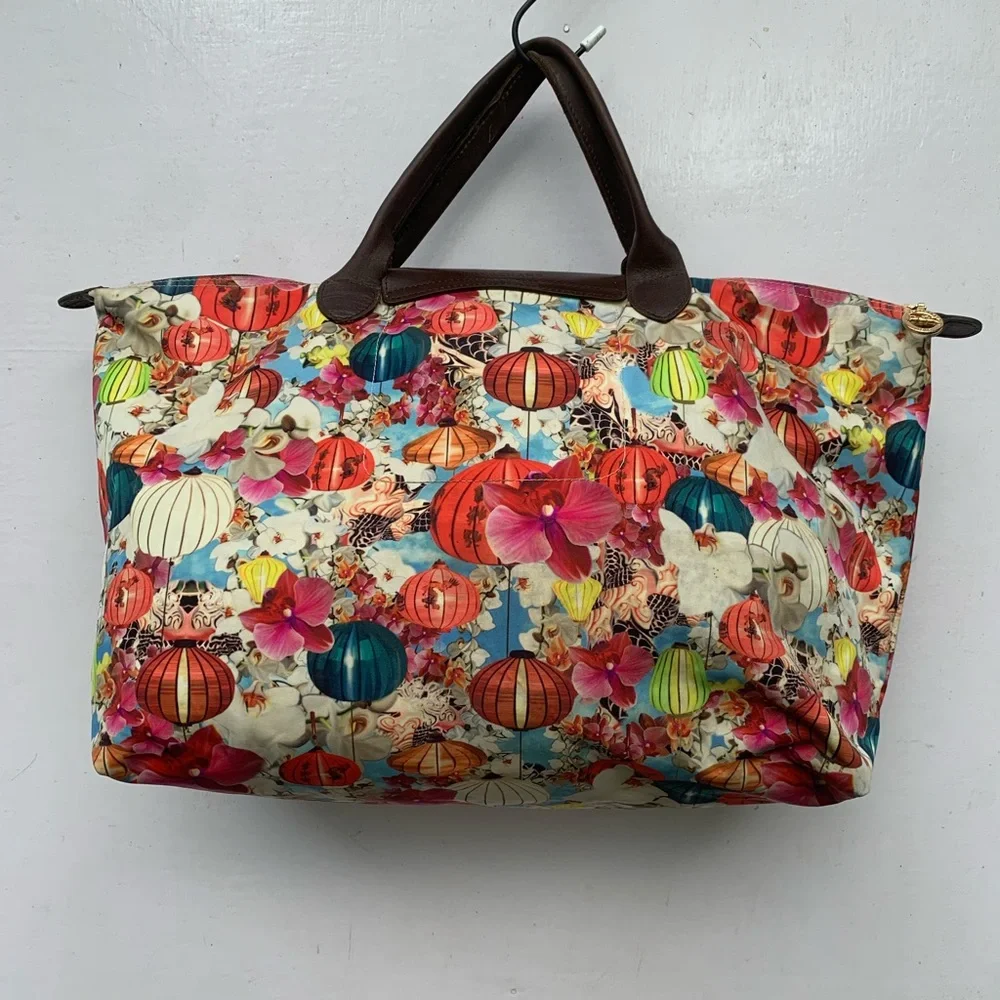 Mary katrantzou Longchamp le pliage tote bag limited edition - Picture 5 of 11